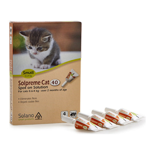 Solpreme Cat לחתול - אמפולות נגד פרעושים
