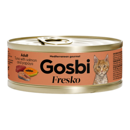 גוסבי פרסקו לחתולים בוגרים סלמון ופאפיה