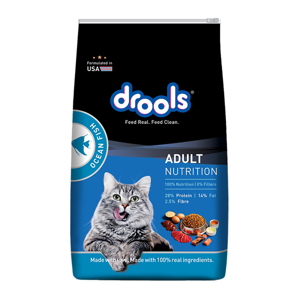 Drools-מזון יבש לחתולים דגי אוקיינוס
