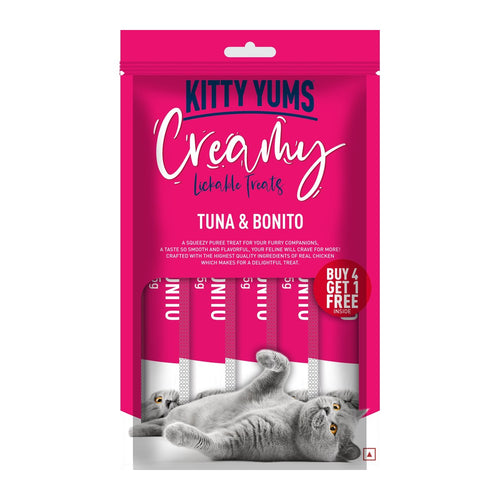 Kitty Yums חטיף טונה ובוניטו 5 י"ח