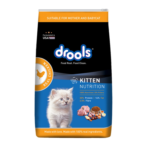 Drools-מזון יבש לגורי חתולים עוף חדש