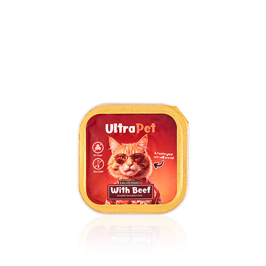 מעדן פטה אולטרה פט לחתול בקר