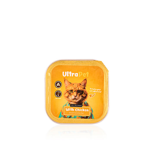 מעדן פטה אולטרה פט לחתול עוף