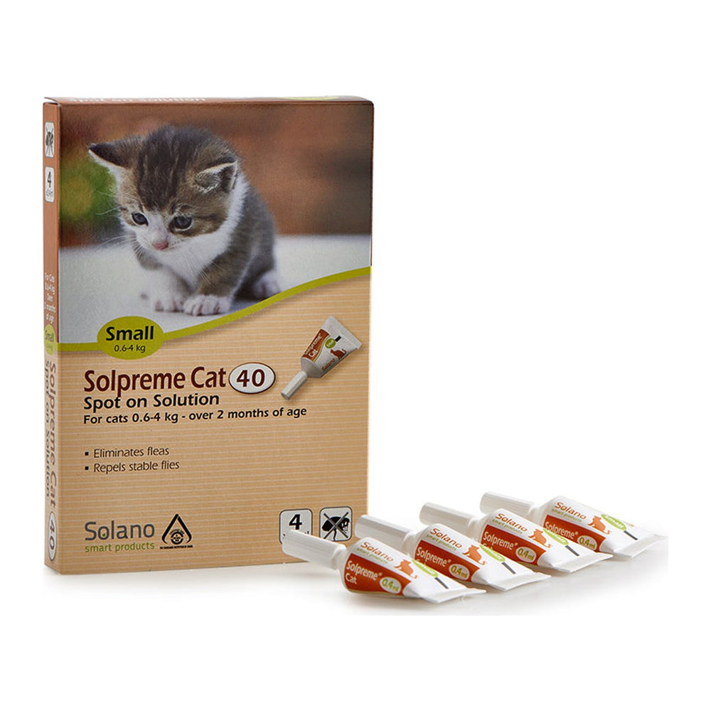 Solpreme Cat לחתול - אמפולות נגד פרעושים