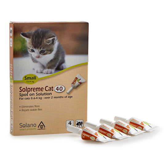 Solpreme Cat לחתול - אמפולות נגד פרעושים