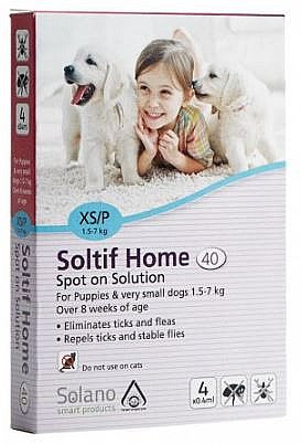 Soltif Home- אמפולות נגד פרעושים וקרציות לכלבים