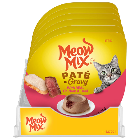 מיאו מיקס מעדן פטה עוף בקר ברוטב