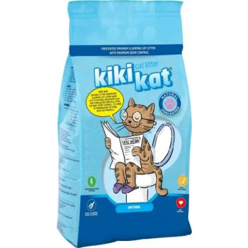 חול לחתולים קיקי קאט טבעי ללא ניחוח 20 ליטר