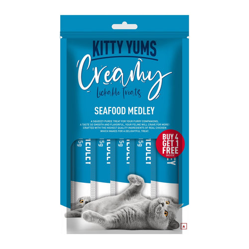 Kitty Yums חטיף פירות ים 5 י"ח