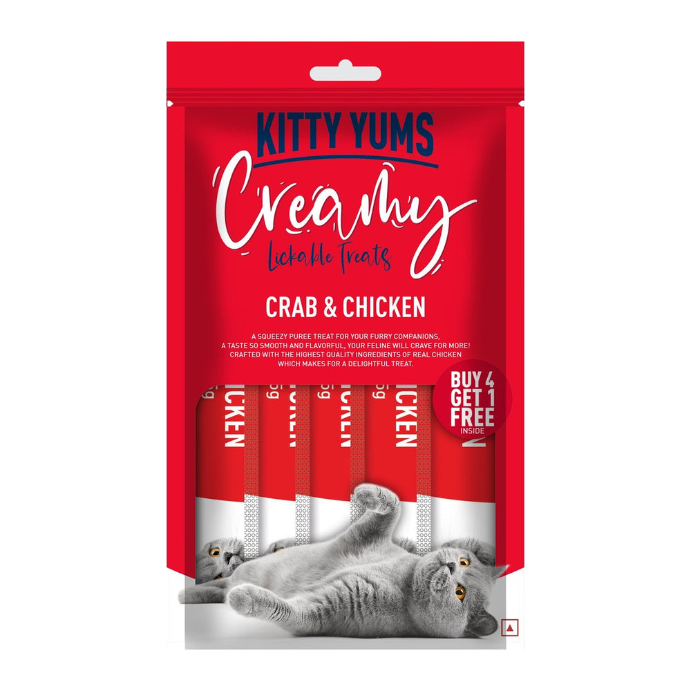 Kitty Yums חטיף סרטן ועוף 5 י"ח